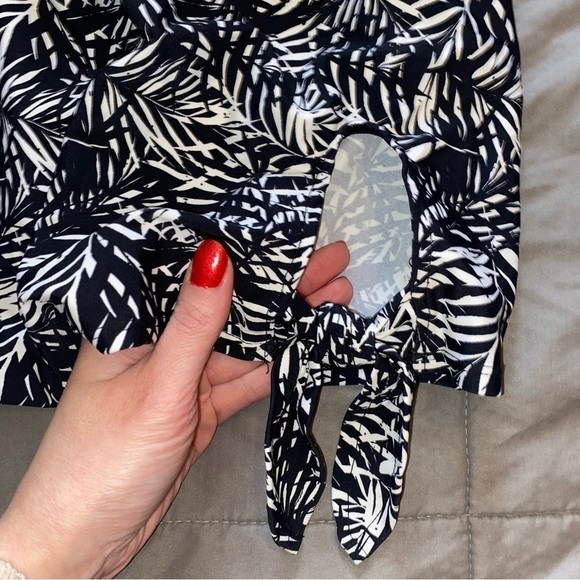 Swimsuits for All Side Tie Blouson Tankini Top Size 20 - Picture 6 of 8